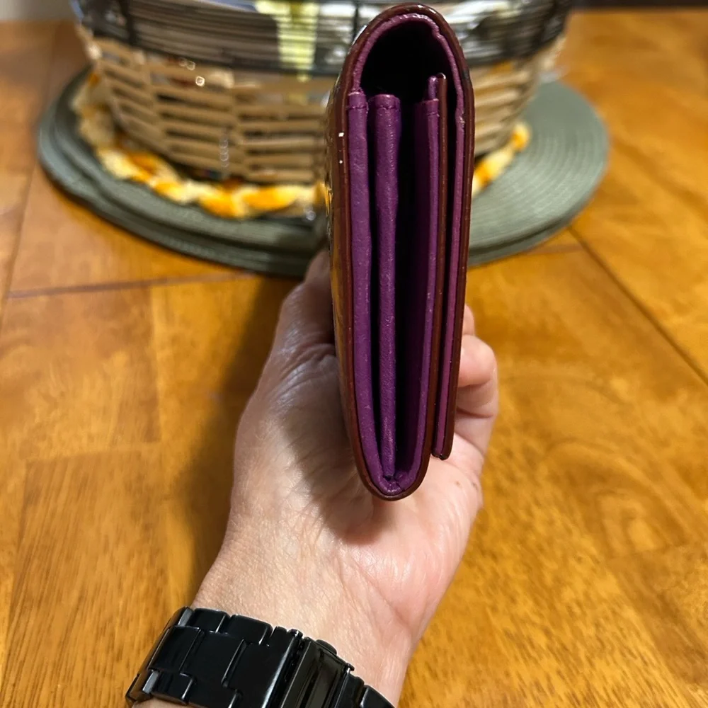 Dior Burgundy Wallet